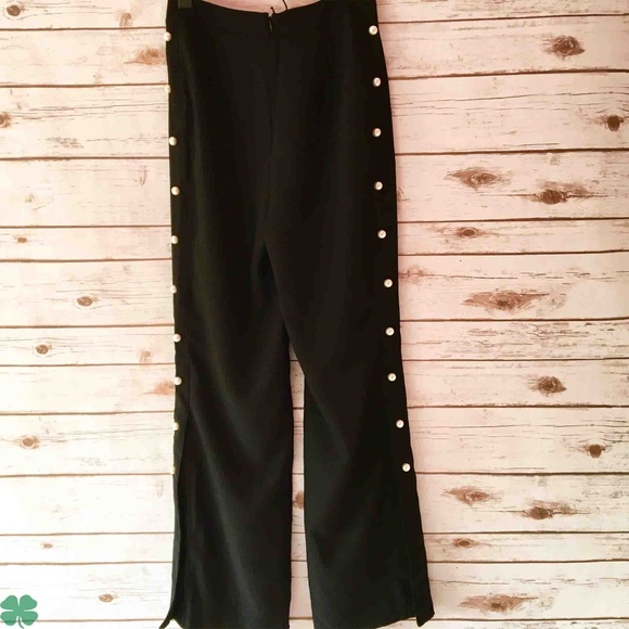 🎉HP🎉Ana / Jakobs Black Beaded Pant Size 2 - Picture 2 of 8